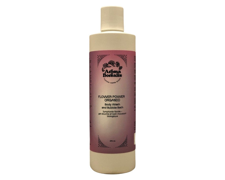 Flower Power Organic Body Wash & Bubble Bath